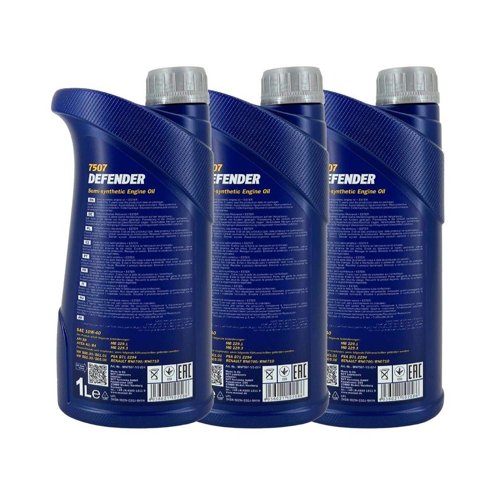 Mannol Defender 10W 40 3x1 Liter R38079227 mannol-defender-10w-40-3x1-liter-r38079227