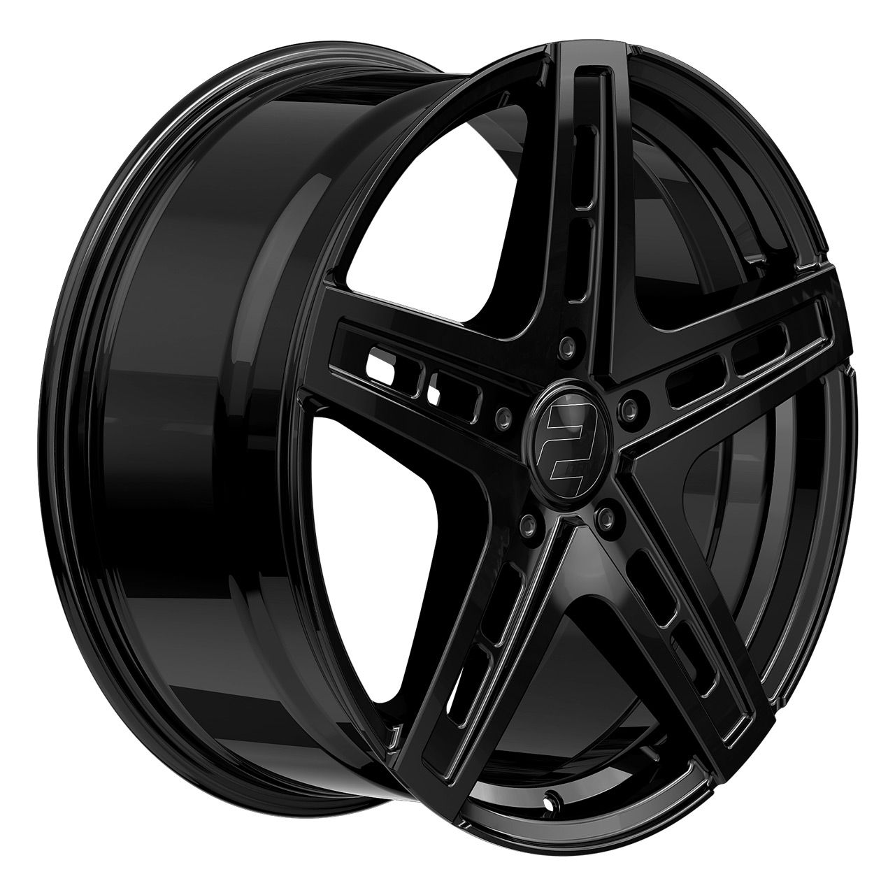 WHEELWORLD-2DRV WH38 black glossy painted 9.5Jx22 5x112 ET35