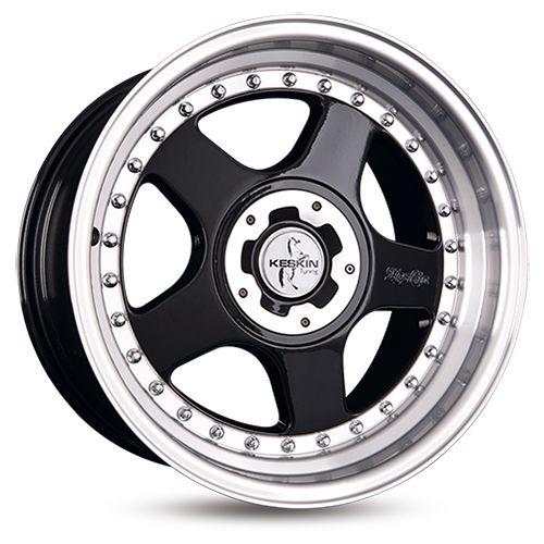 KESKIN WHEELS KT1 KLASSIK black lip polish 10.0Jx18 5x112+120 ET18