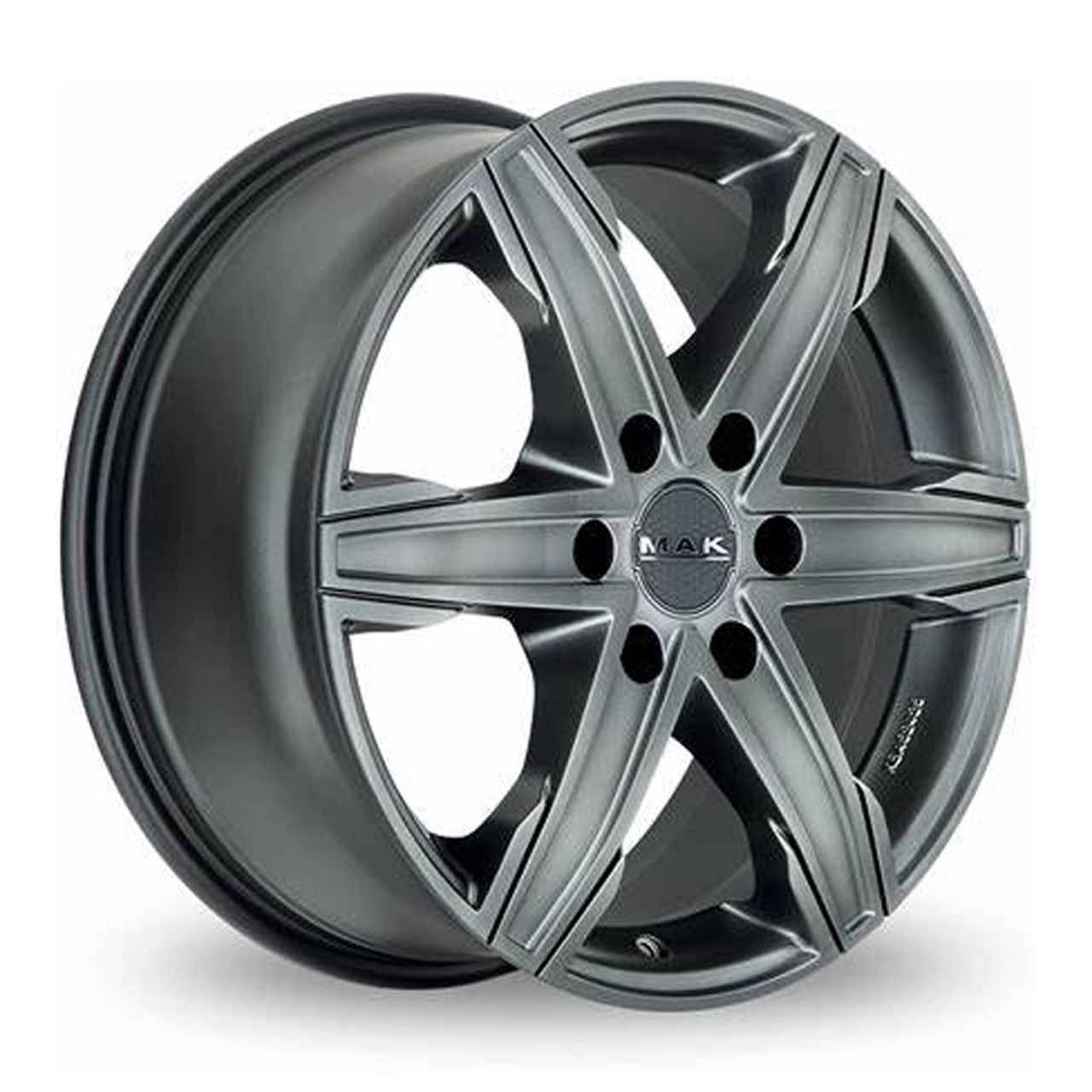 MAK KING 6 titan matt 8.0Jx18 6x130 ET50
