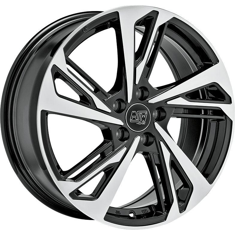 MSW (OZ) MSW 60 gloss black full polished 6.5Jx16 5x100 ET47
