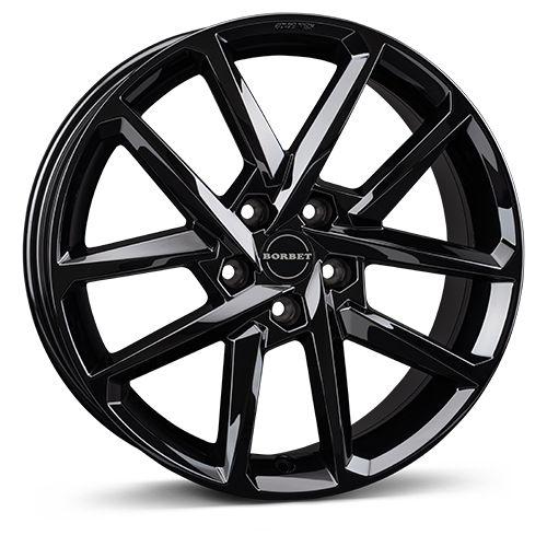 BORBET DESIGN N black glossy 7.0Jx17 4x100 ET38
