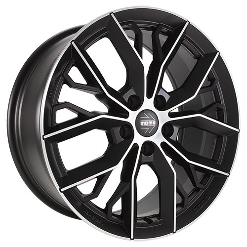 MOMO WHEELS MASSIMO black matt polish 8.0Jx18 5x112 ET48