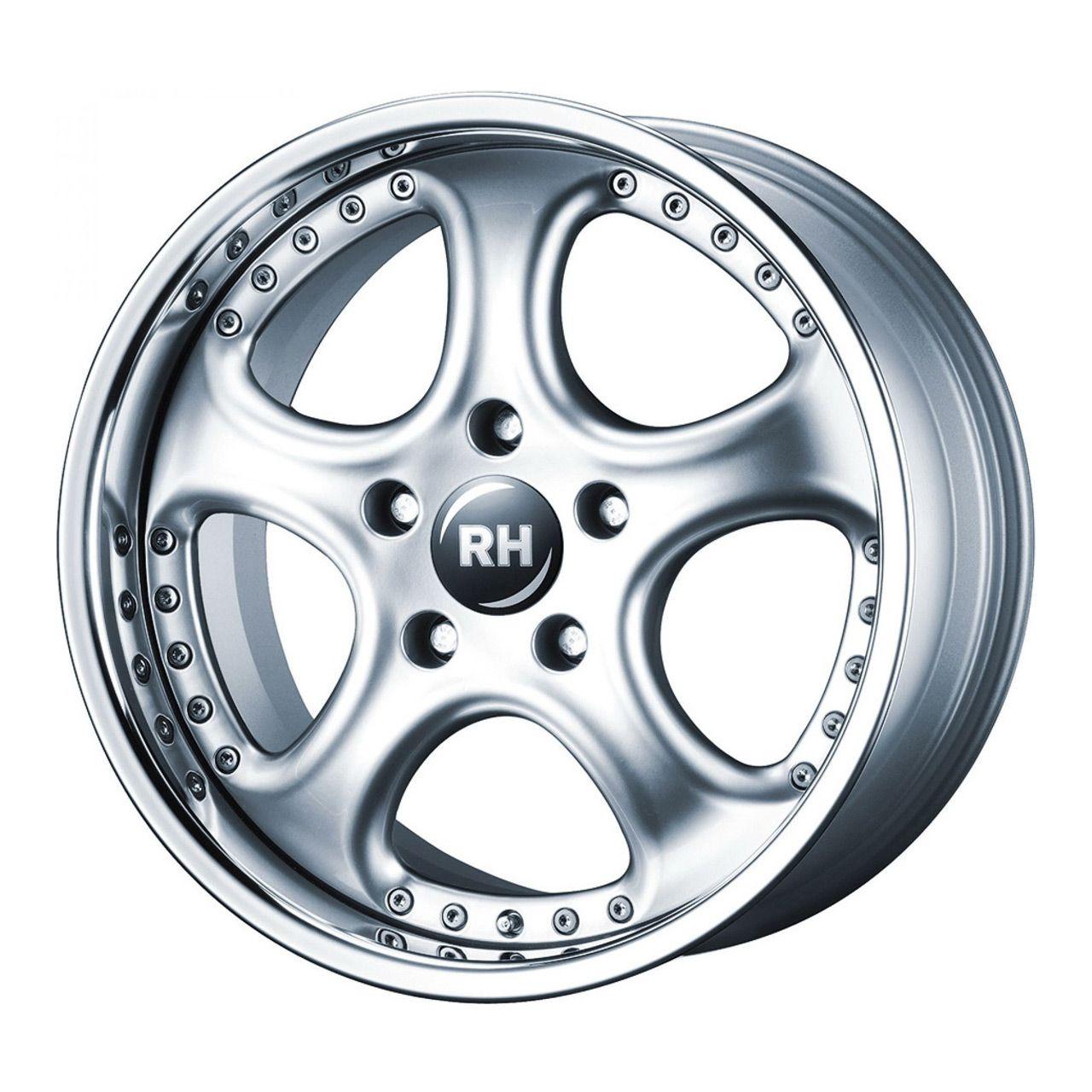 RH AL CUP silber Horn hochglanz poliert 9.5Jx18 5x108 ET47