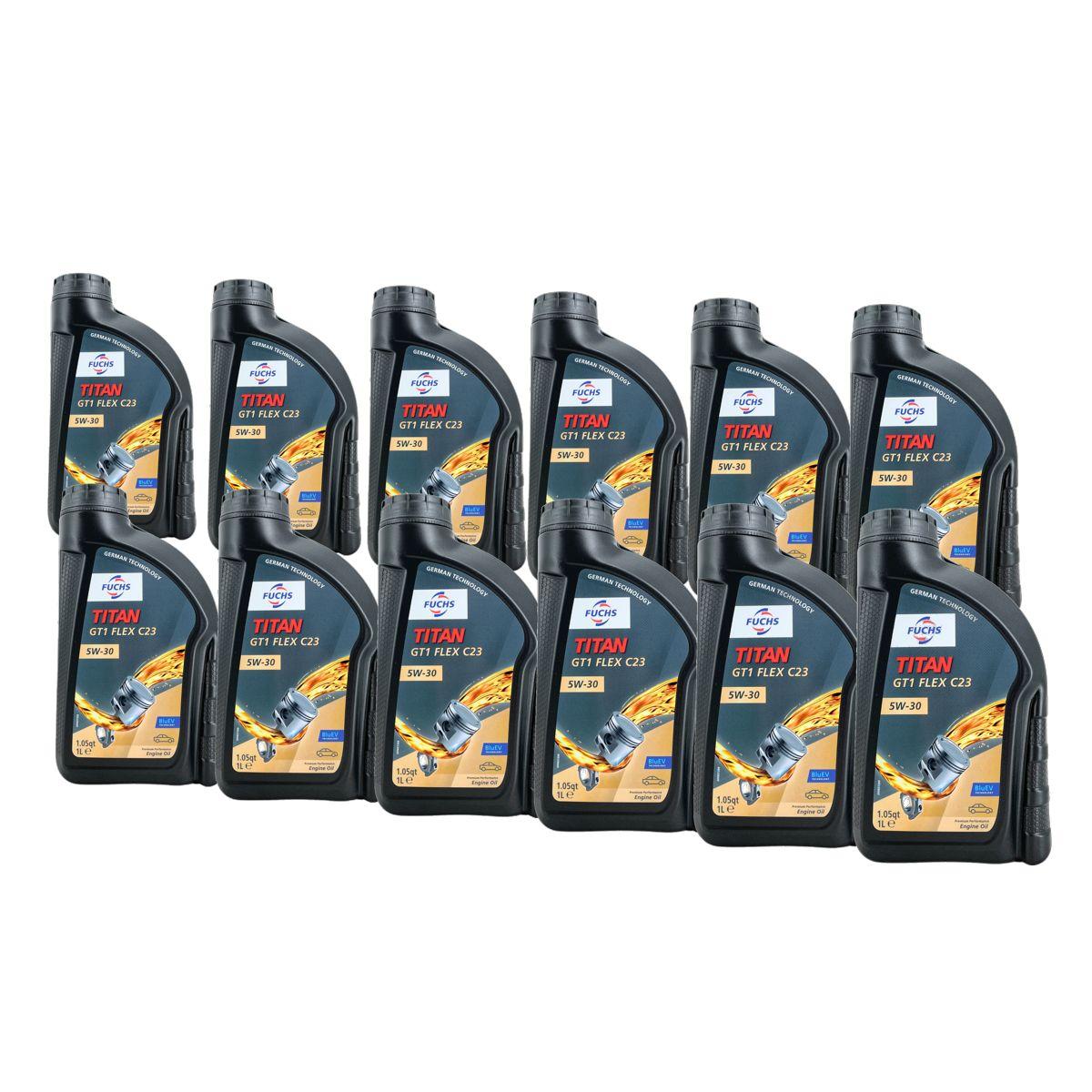 Fuchs Titan GT1 Flex C23 5W-30  12x1 Liter
