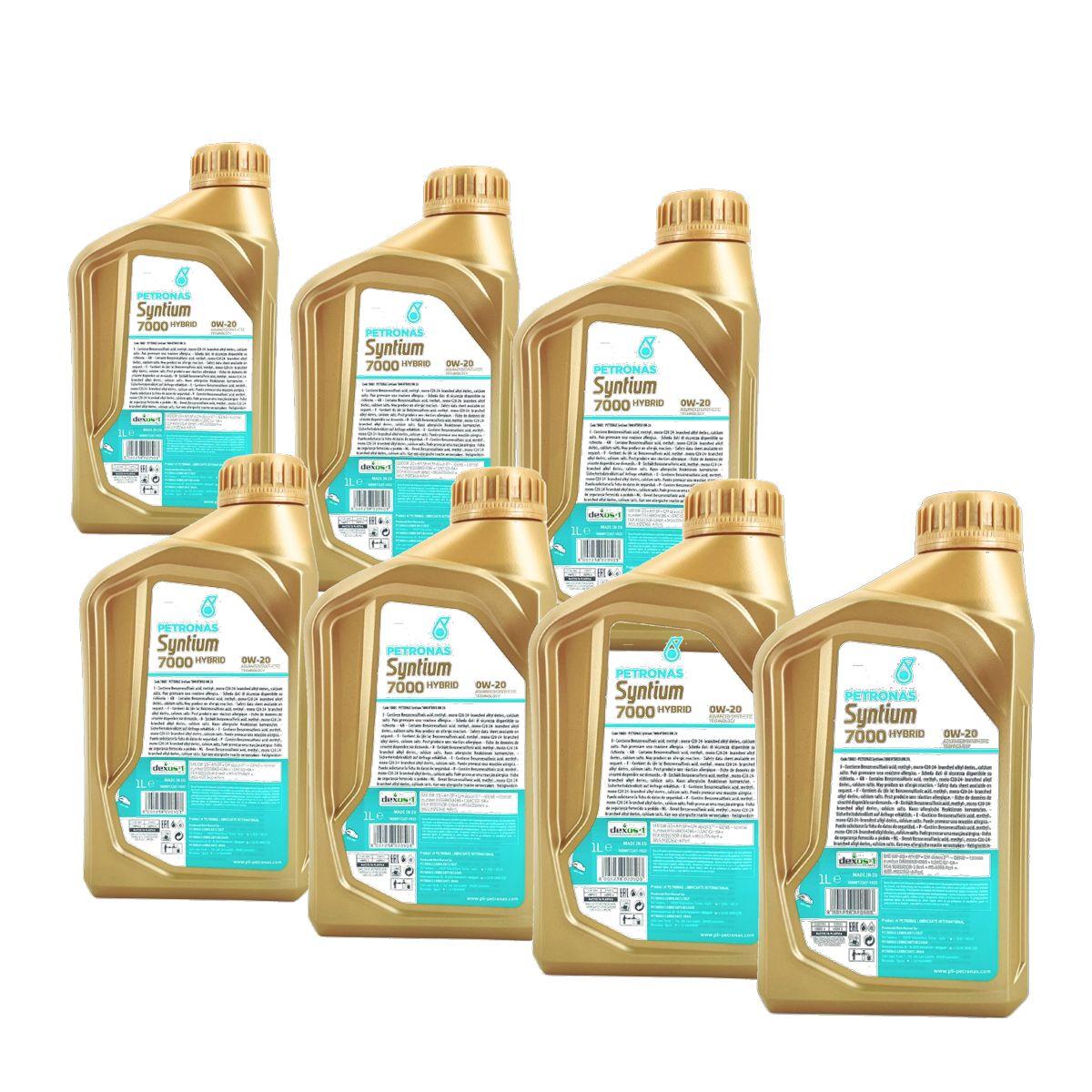 Petronas Syntium 7000 Hybrid 0W-20 SP 7x1 Liter