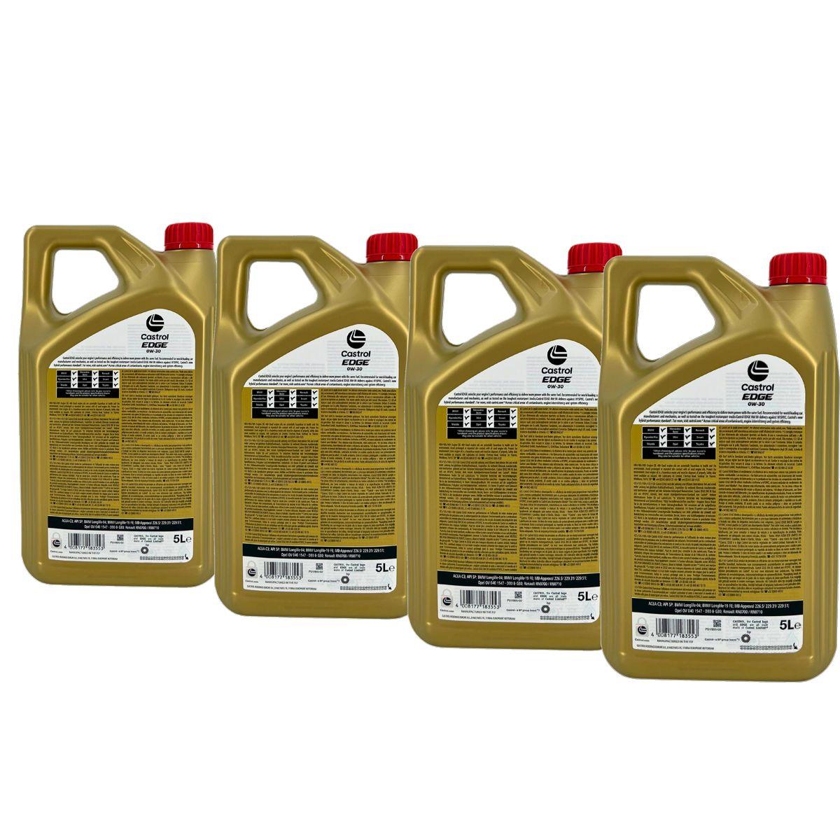 Castrol Edge 0W-30 4x5 Liter