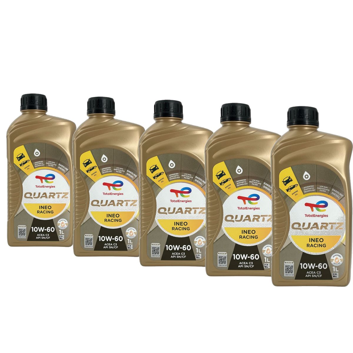 Total Quartz Ineo Racing 10W-60 5x1 Liter