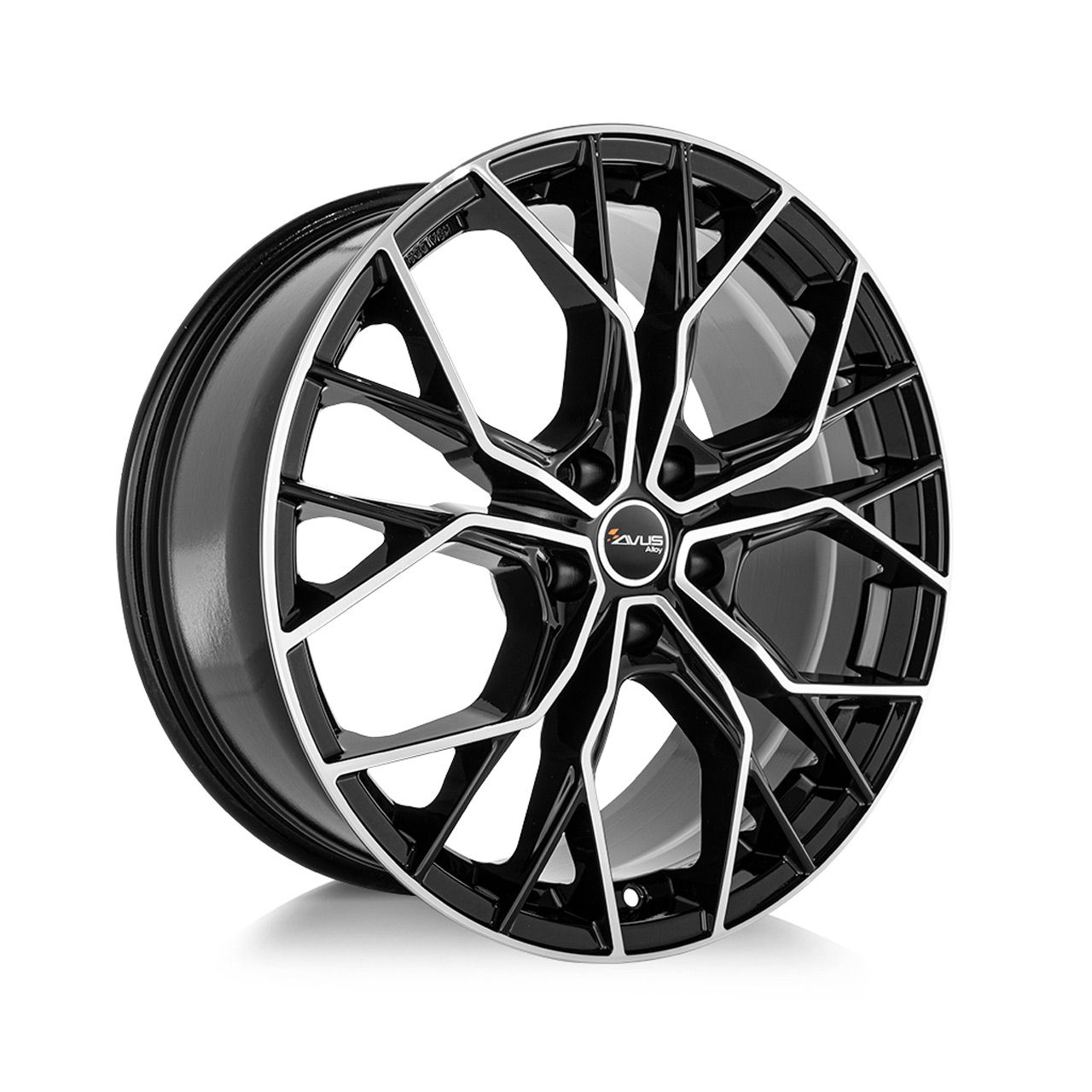 AVUS RACING AC-M10 black polished 8.0Jx18 5x112 ET30
