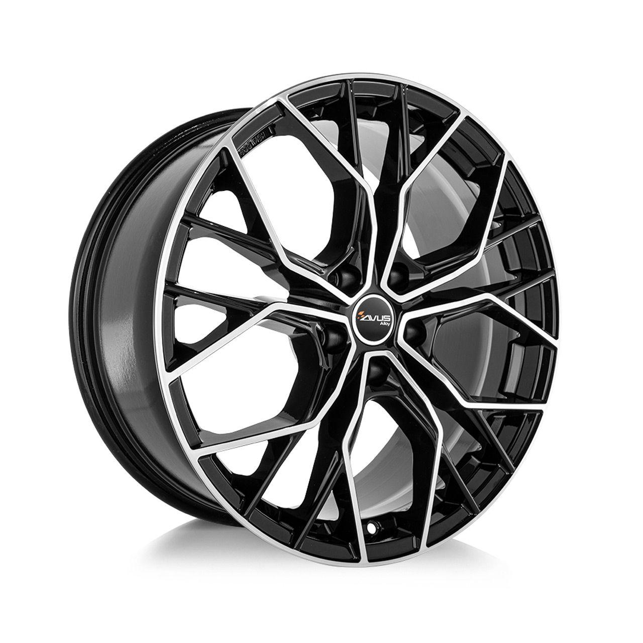 AVUS RACING AC-M10 black polished 8.5Jx19 5x120 ET35