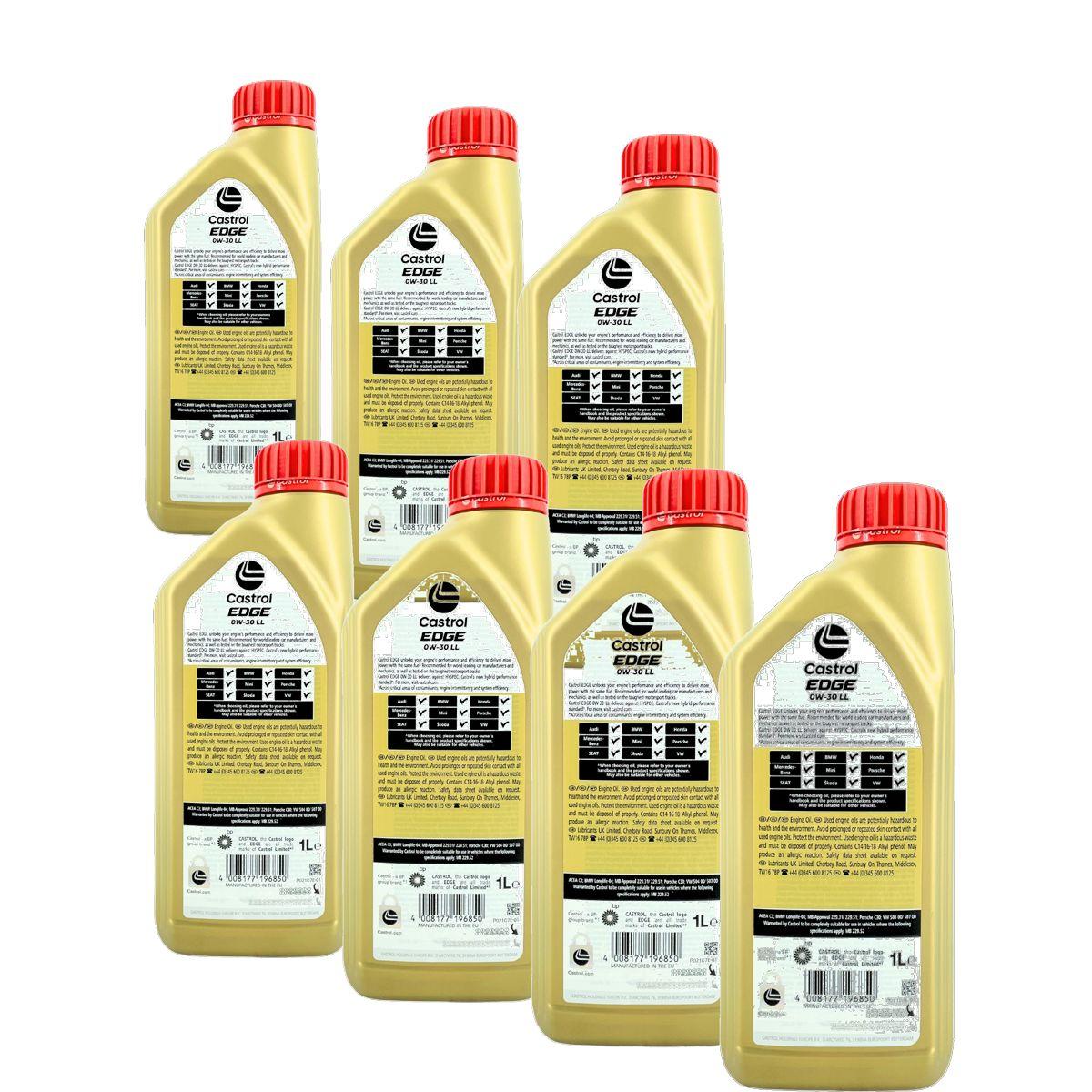Castrol Edge 0W-30 LL 7x1 Liter