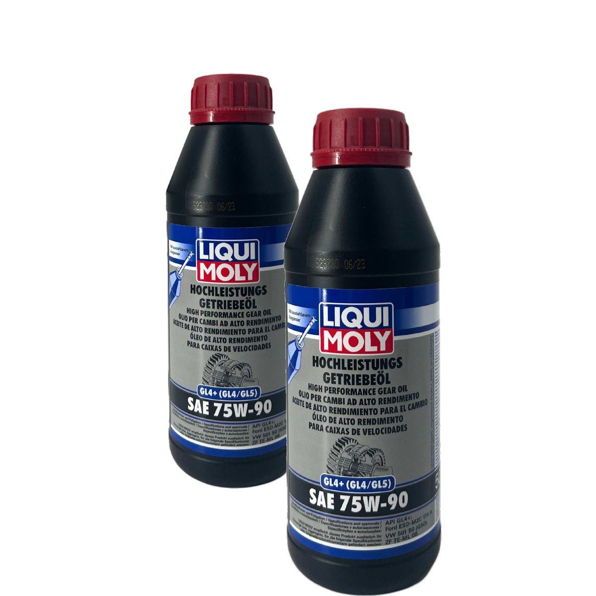 Liqui Moly Hochleistungs-Getriebeöl (GL4+) SAE 75W-90 2x500 ML