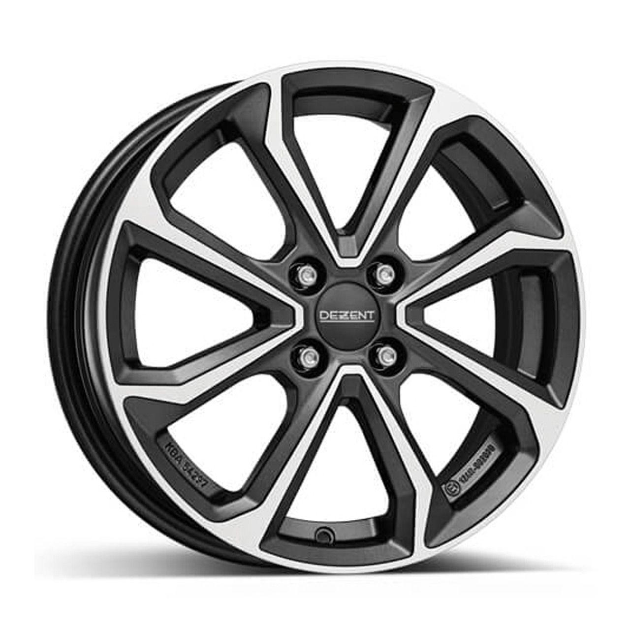 DEZENT DEZENT KT DARK gunmetal/polished lip 6.0Jx16 4x100 ET49