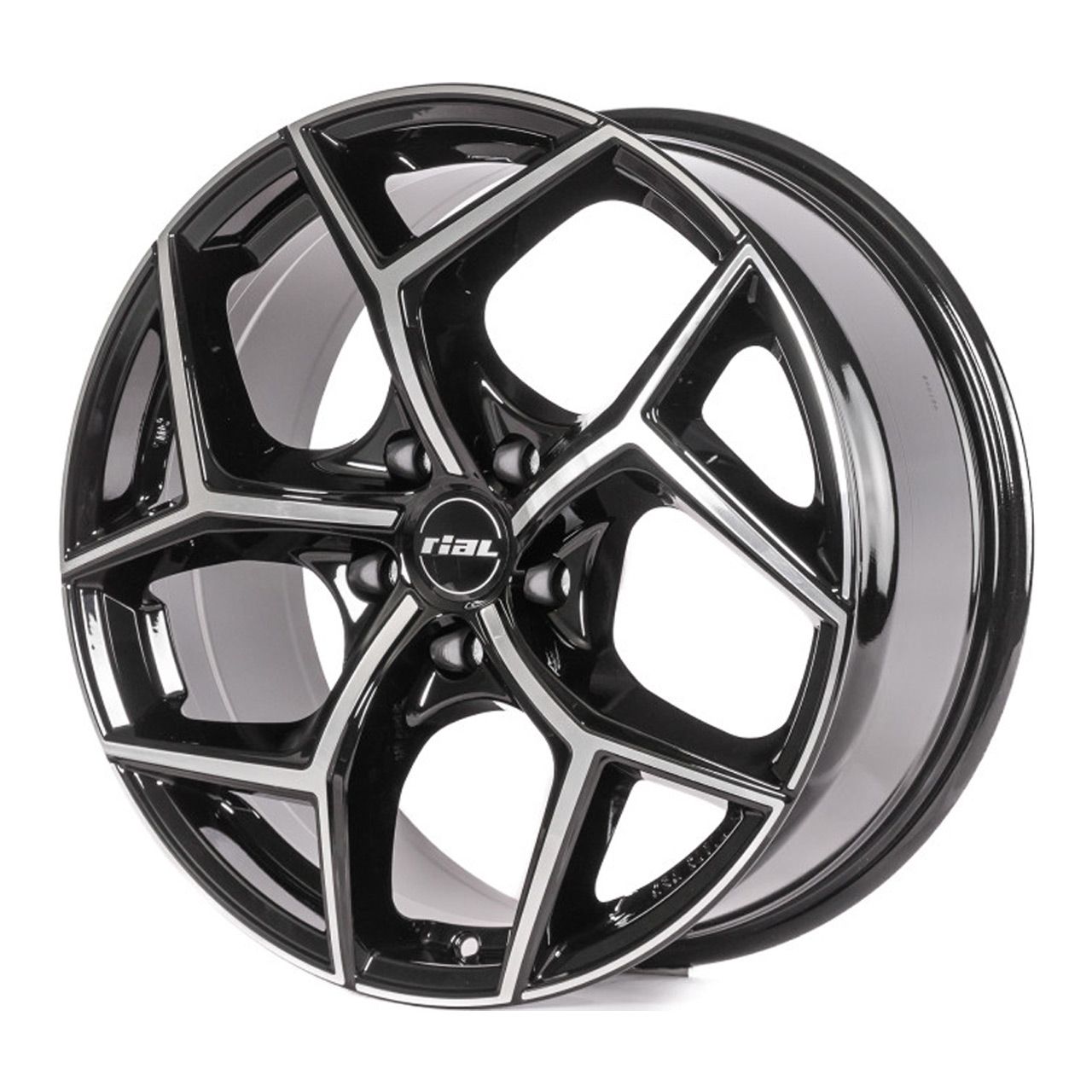 RIAL SALENTO diamantschwarz frontpoliert 8.0Jx18 5x112 ET45