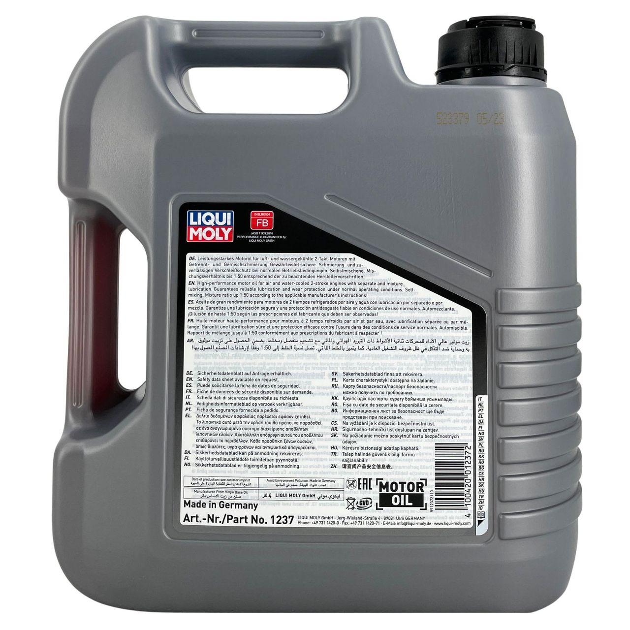 Liqui Moly Motorbike 2T Basic Scooter 4 Liter