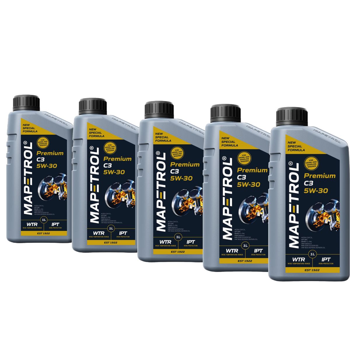Mapetrol Premium C3 5W-30 5x1 Liter