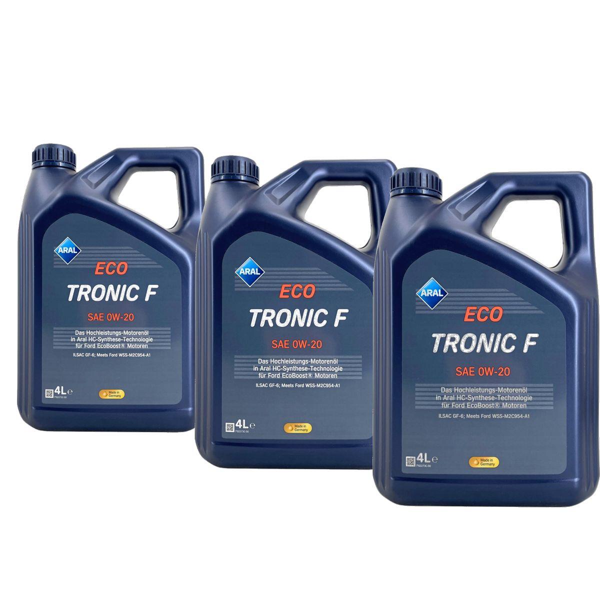 Aral EcoTronic F 0W-20 3x4 Liter