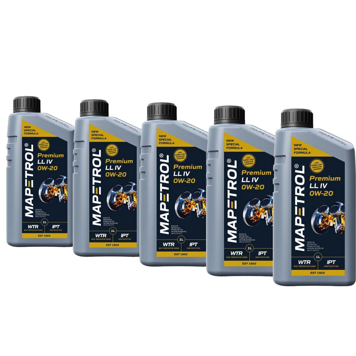Mapetrol Premium LL IV 0W-20 5x1 Liter