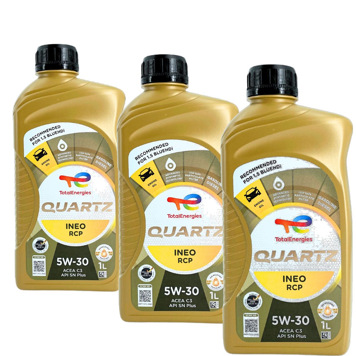 Total Quartz Ineo RCP 5W-30 3x1 Liter