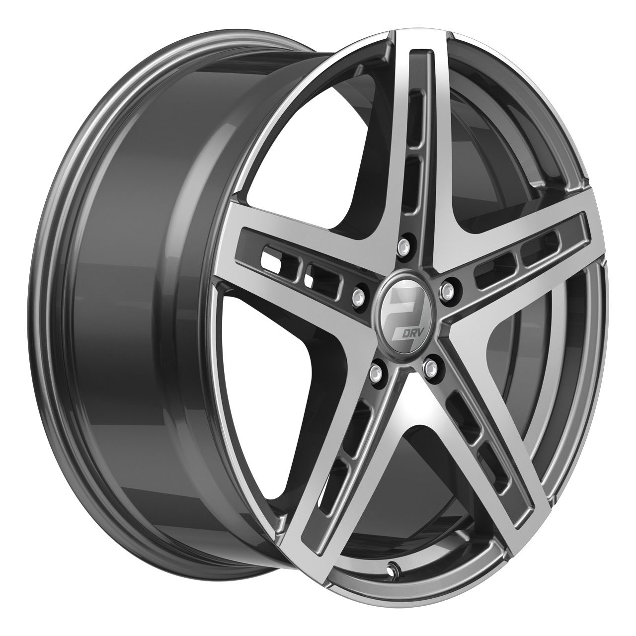WHEELWORLD-2DRV WH38 daytona grey full machined 9.5Jx22 5x120 ET42