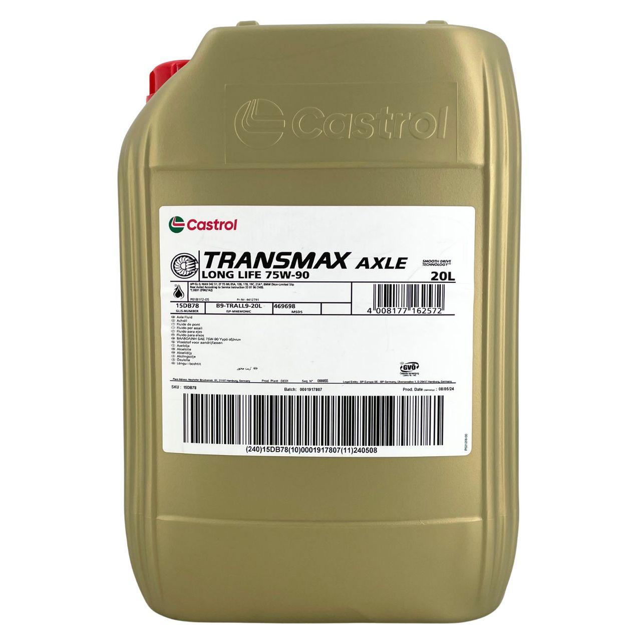 Castrol Transmax Axle Long Life 75W-90 20 Liter
