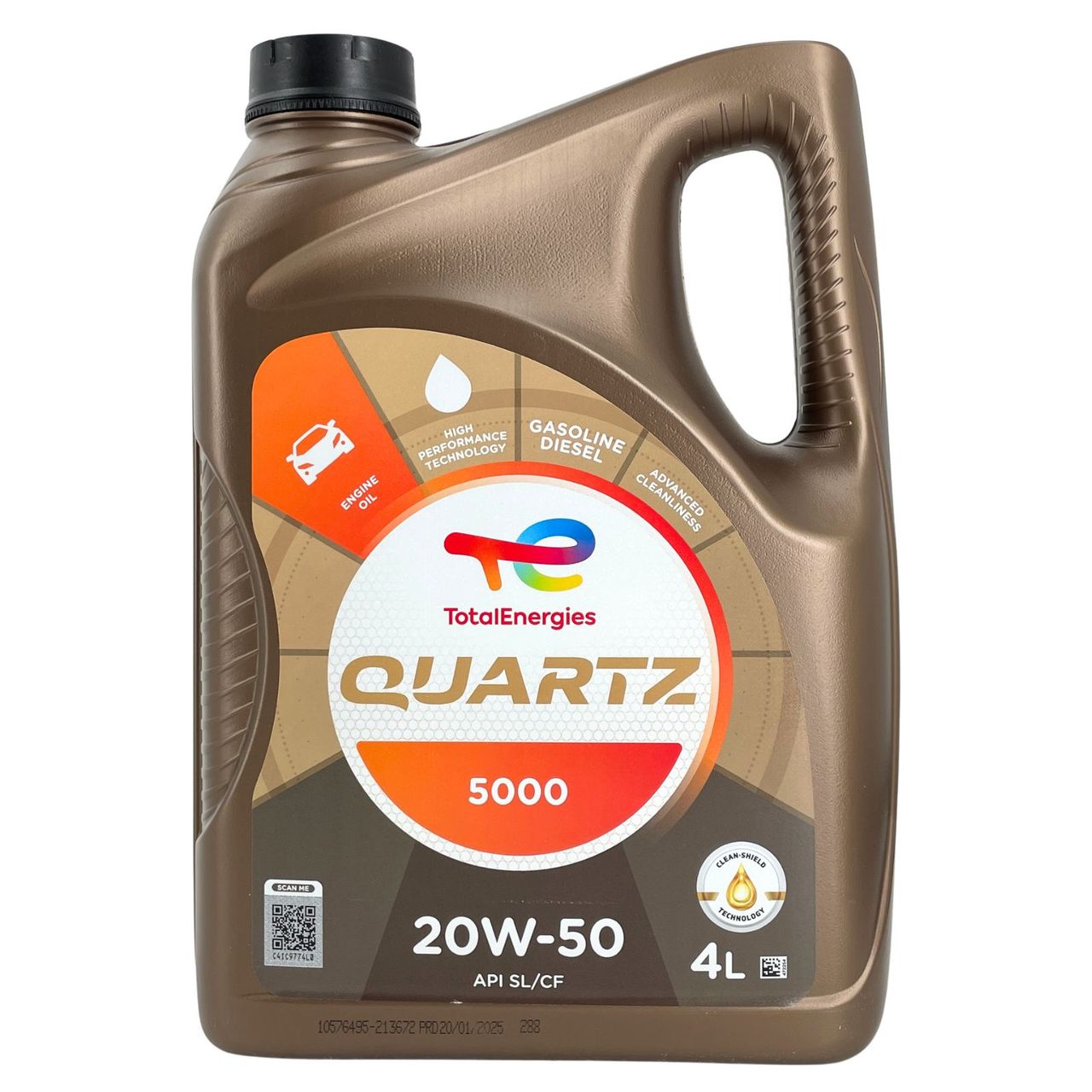 Total Quartz 5000 20W-50 4 Liter