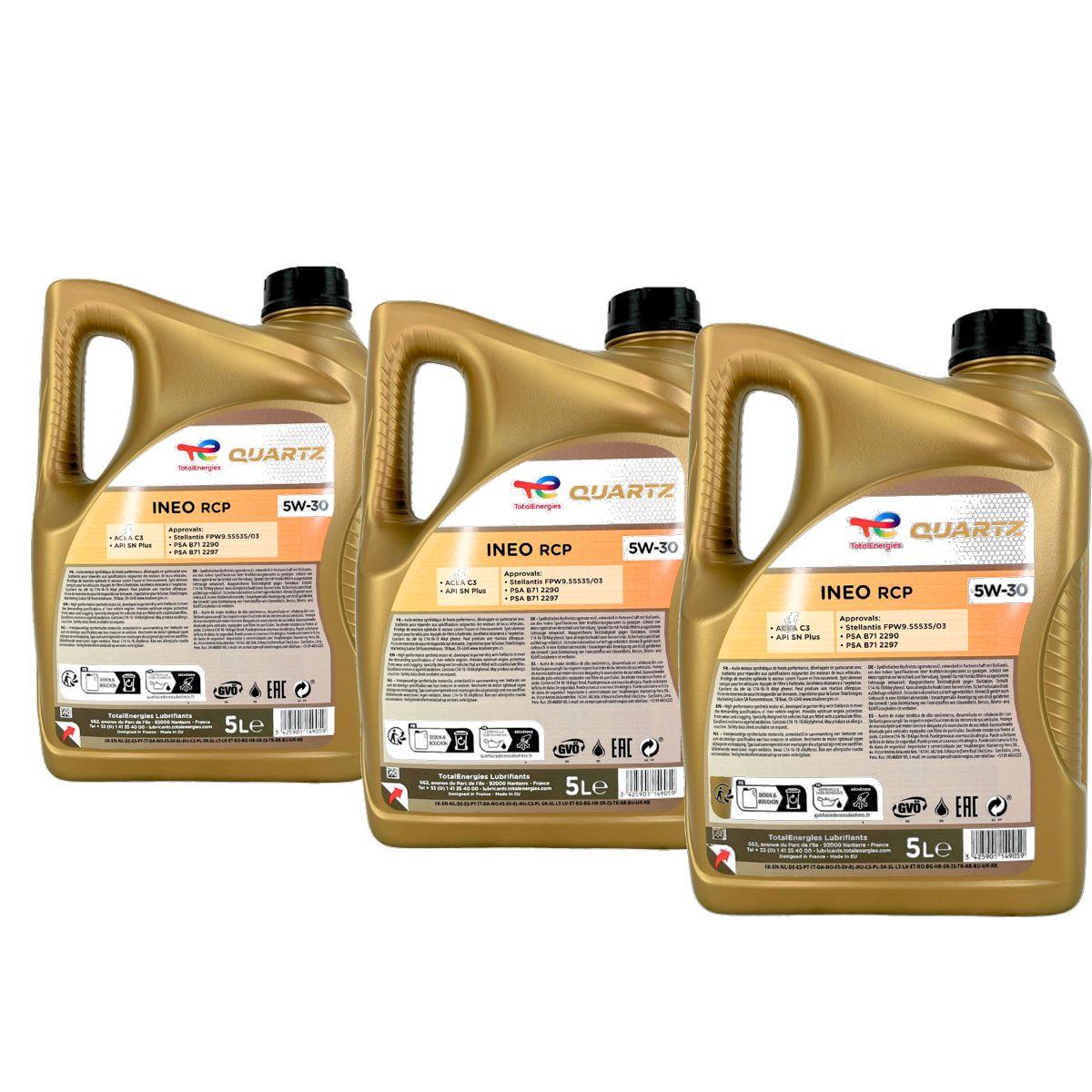 Total Quartz Ineo RCP 5W-30 3x5 Liter