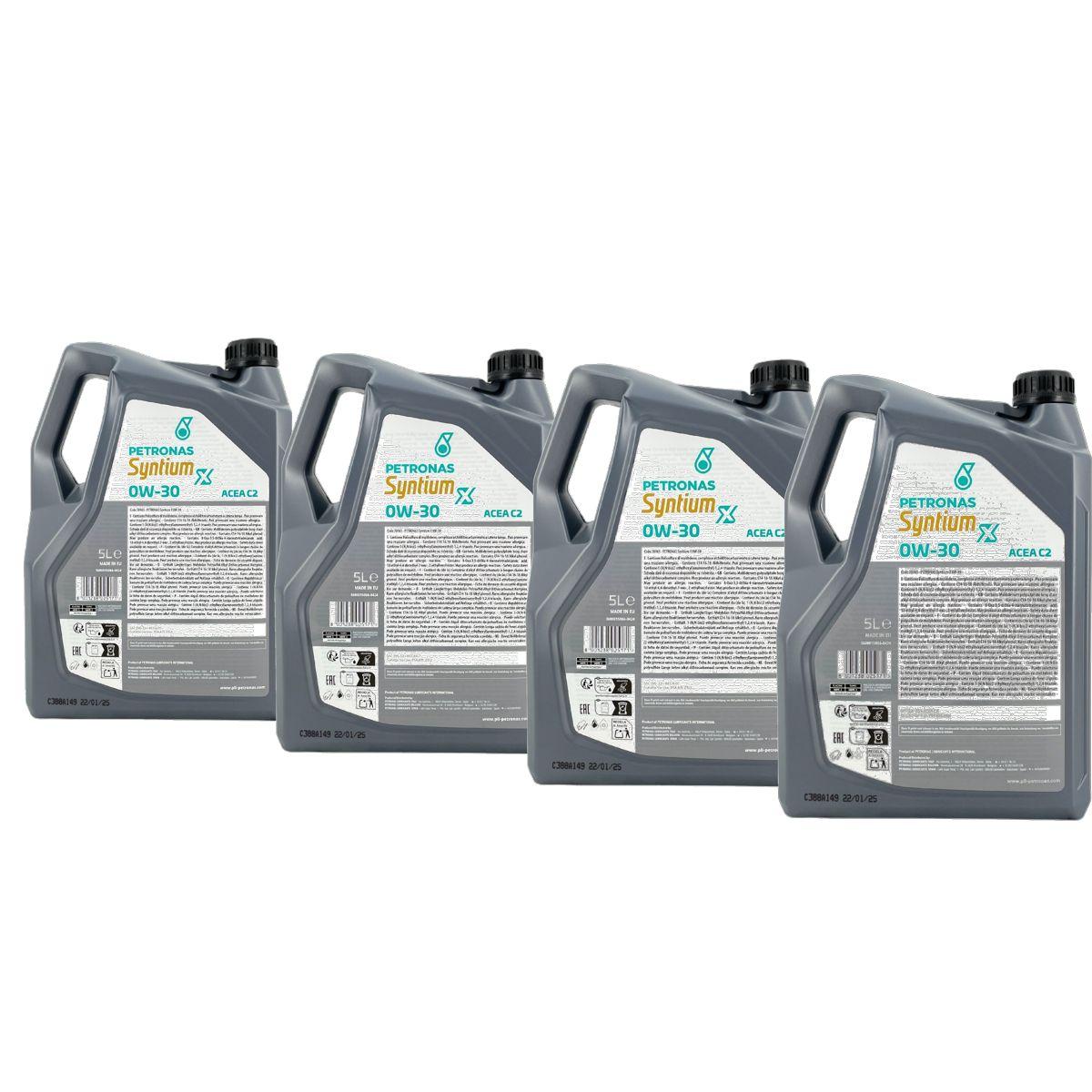 Petronas Syntium X 0W-30 C2 4x5 Liter