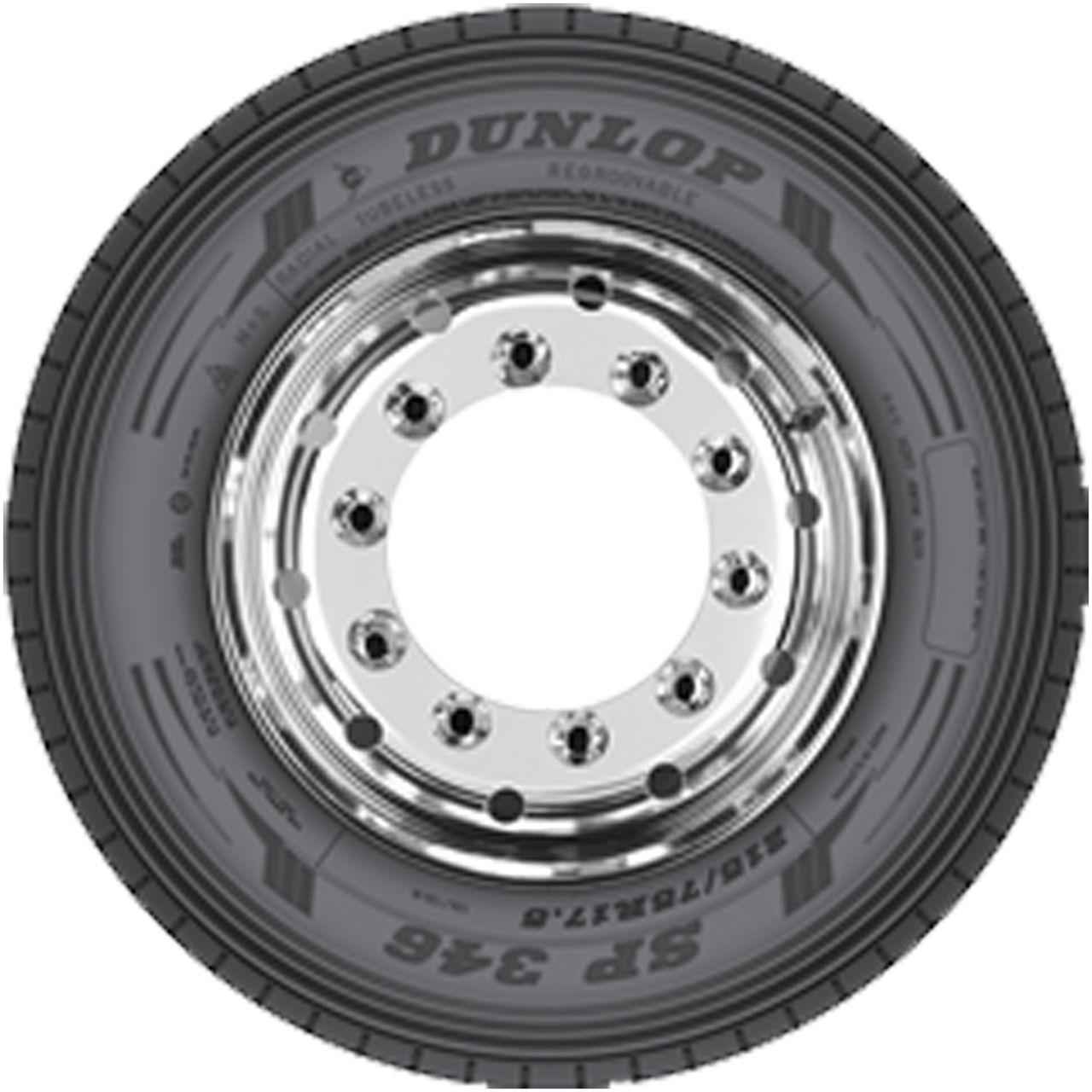 DUNLOP 385/55 R 22.5 TL 160K/158L SP 346 20PR M+S 3PMSF LRL