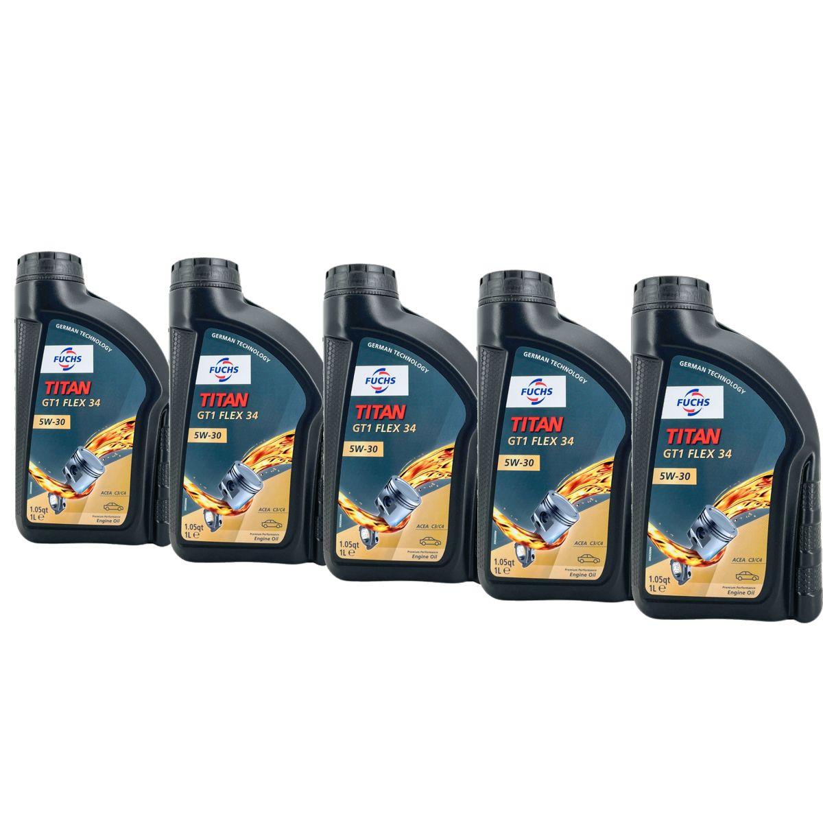 Fuchs Titan GT1 Flex 34 5W-30 5x1 Liter