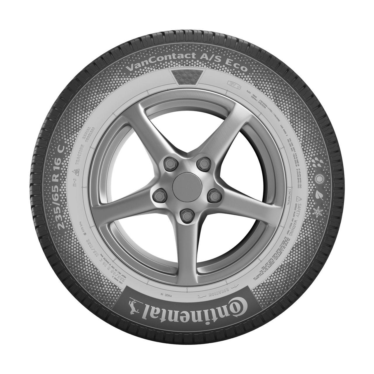 CONTINENTAL VANCONTACT A/S ECO (R) (EVc) 235/65R16C 115T (R) (EVc) BSW