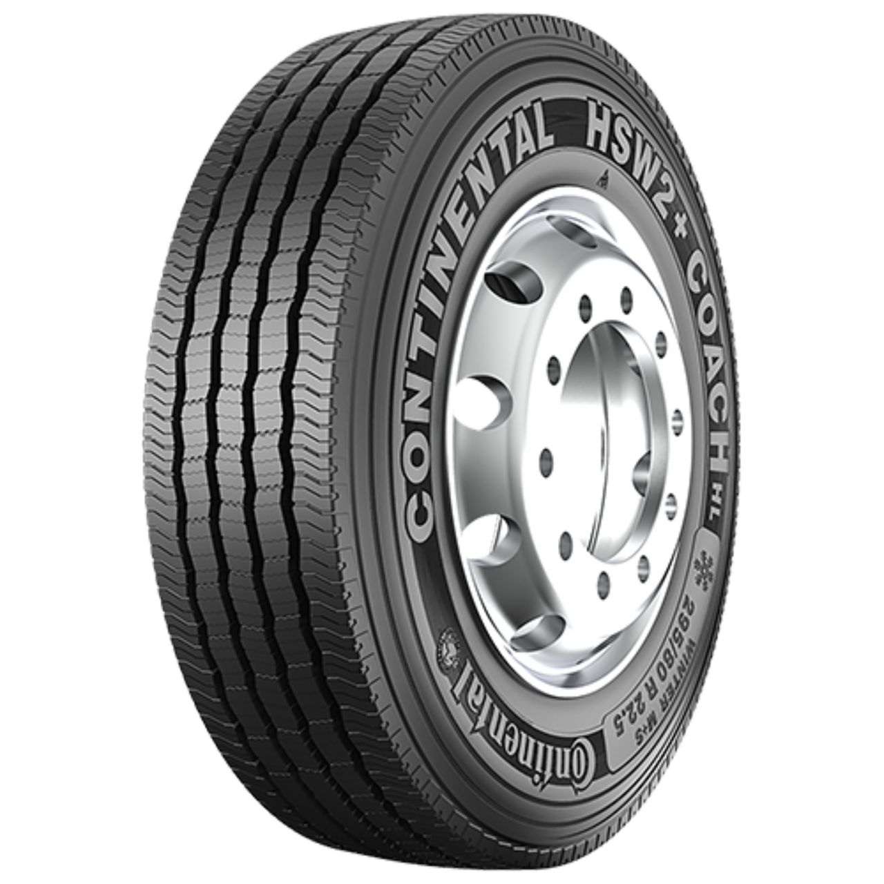 CONTINENTAL 295/80 R 22.5 HL TL 154/149M HSW2+ COACH 16PR M+S 3PMSF LRH