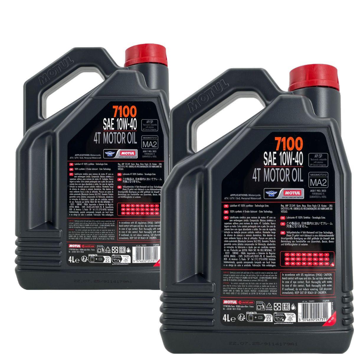Motul 7100 10W-40 4T 2x4 Liter