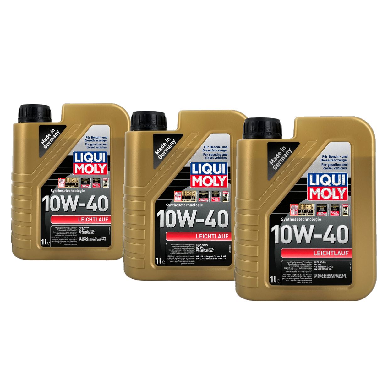 Liqui Moly Leichtlauf 10W-40 3x1 Liter