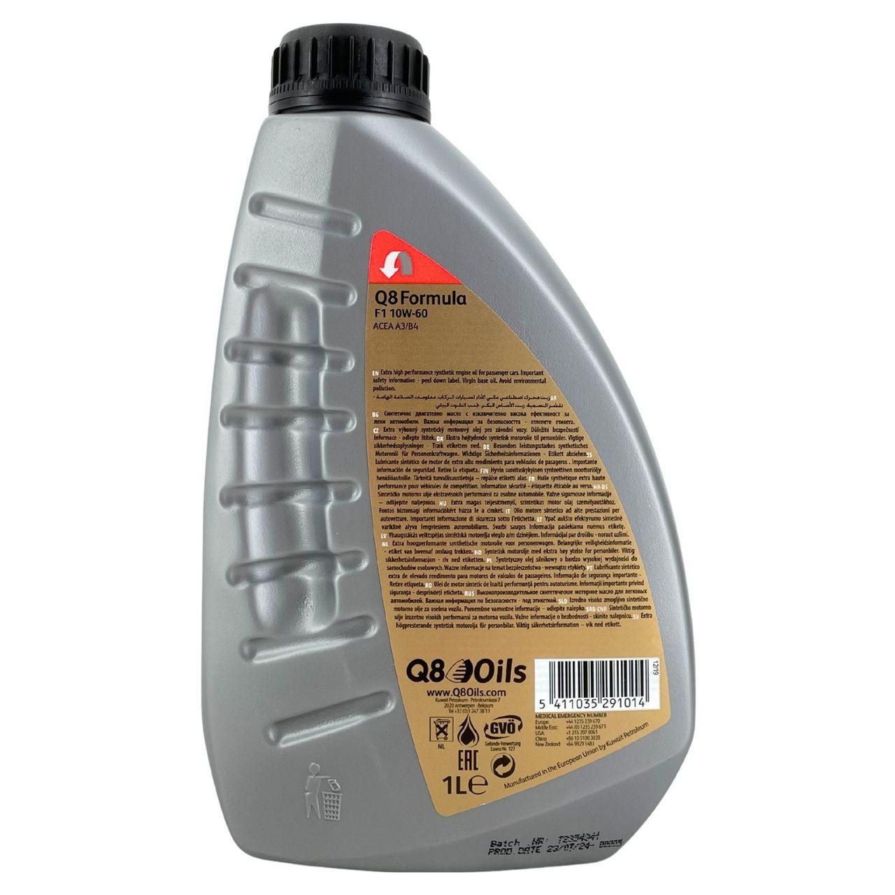 Q8 Formula F1 10W-60 1 Liter