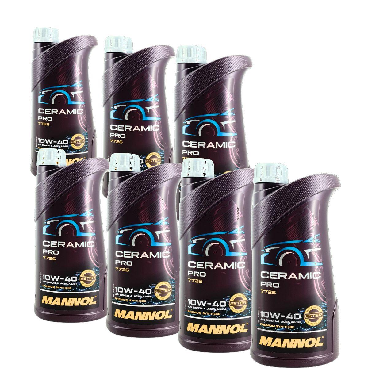 Mannol Ceramic Pro 10W-40 7x1 Liter