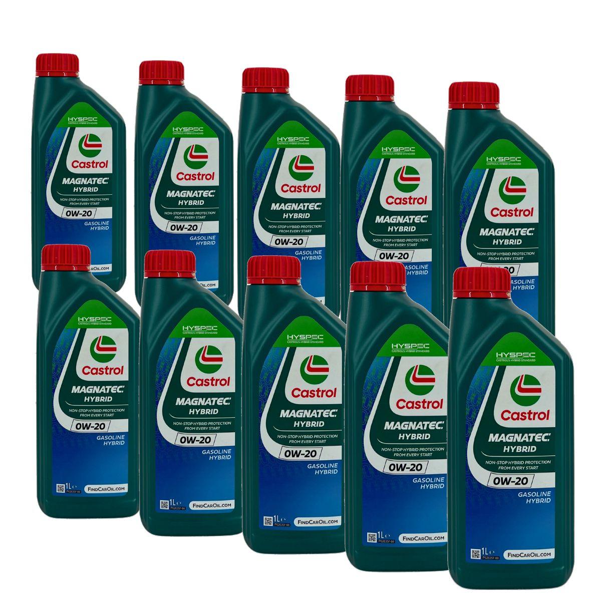 Castrol Magnatec Hybrid 0W-20 10x1 Liter