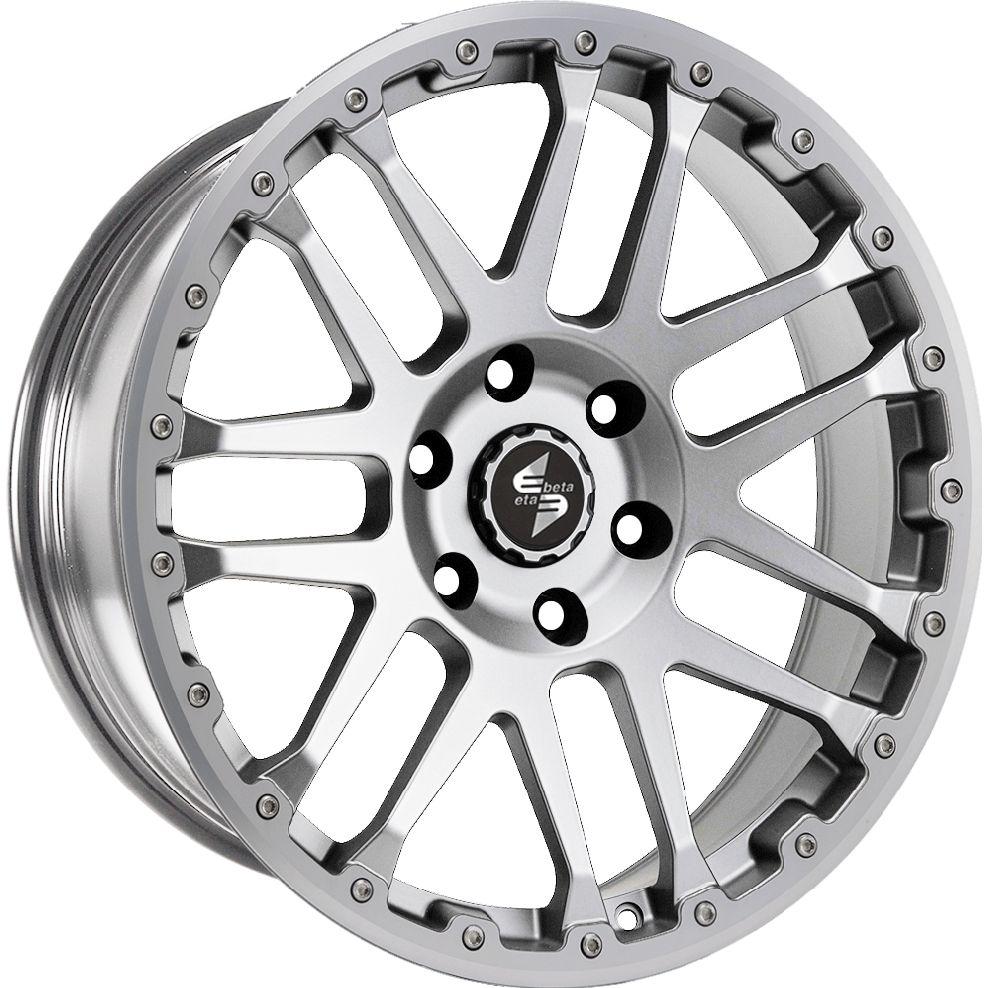 ETABETA COMBAT CV Silver matt lip polished 8.0Jx18 6x120 ET45