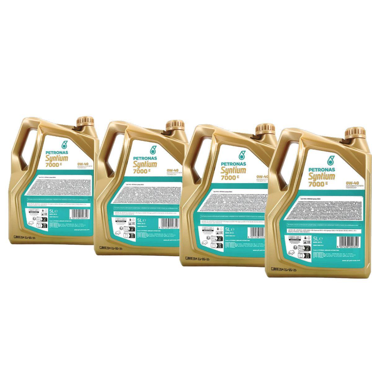 Petronas Syntium 7000 E 0W-40 SP 4x5 Liter