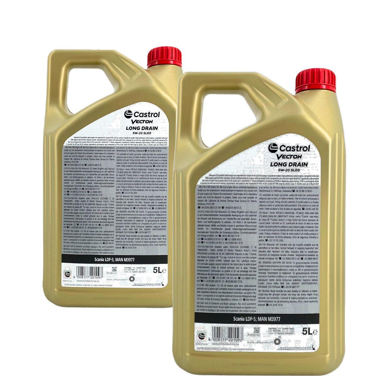 Castrol Vecton Long Drain 5W-20 SLD5 2x5 Liter