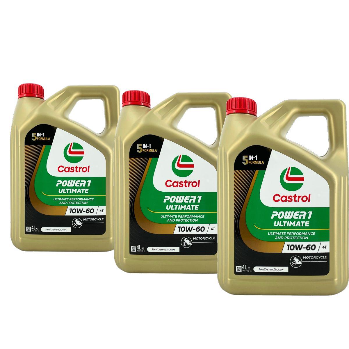 Castrol Power 1 Ultimate 4T 10W-60 3x4 Liter