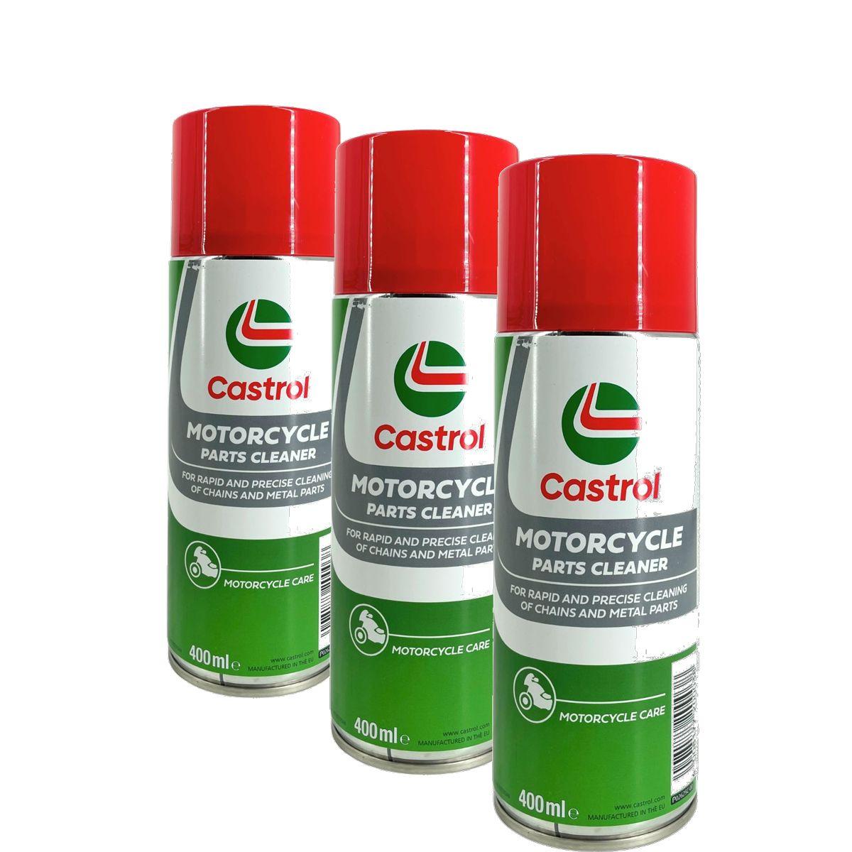 Castrol Motorcycle Parts Cleaner Teilereinigungsspray 3x400 ML