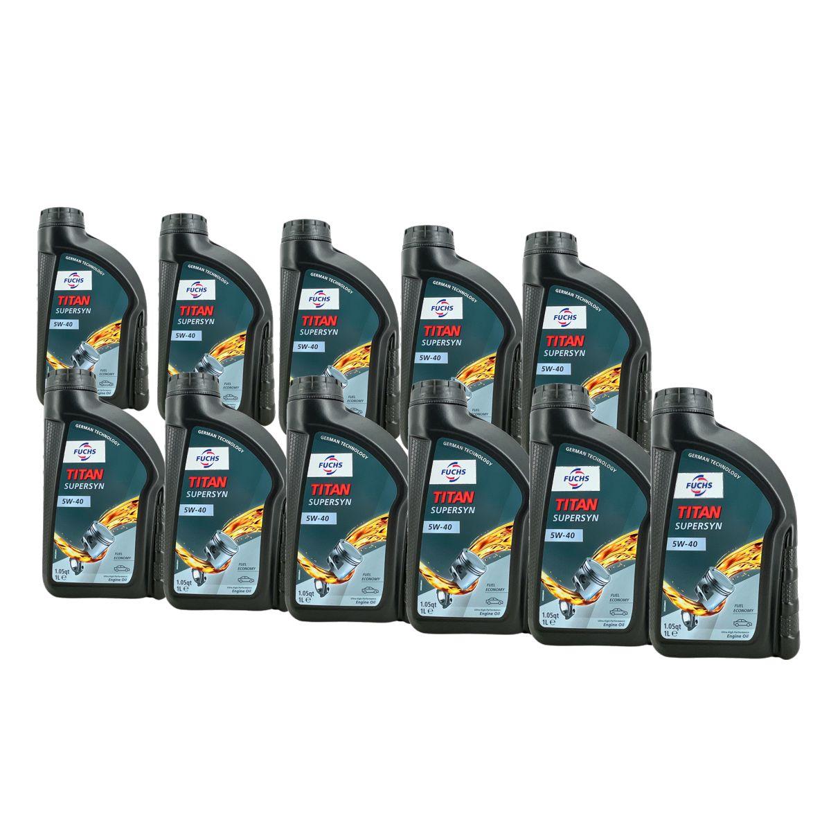 Fuchs Titan Supersyn 5W-40 11x1 Liter