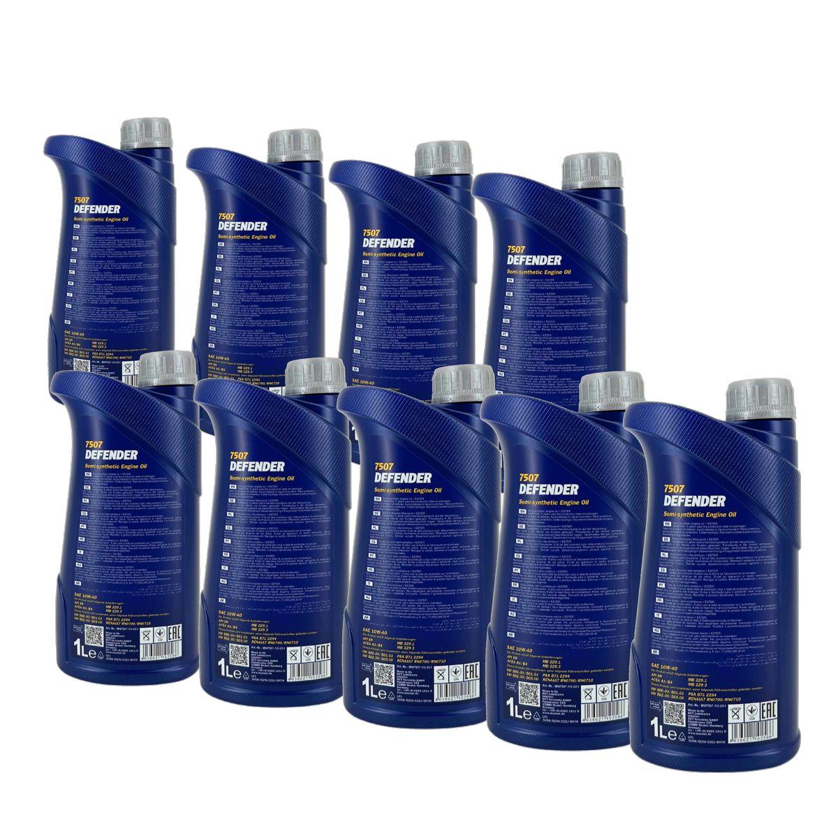 Mannol Defender 10W-40 9x1 Liter