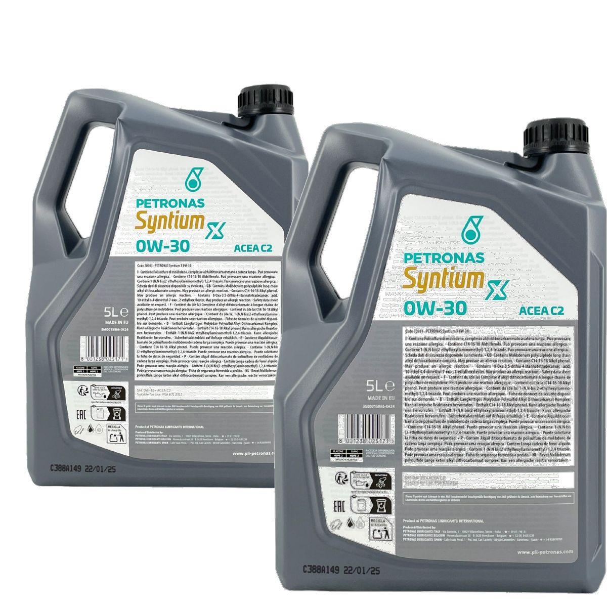 Petronas Syntium X 0W-30 C2 2x5 Liter