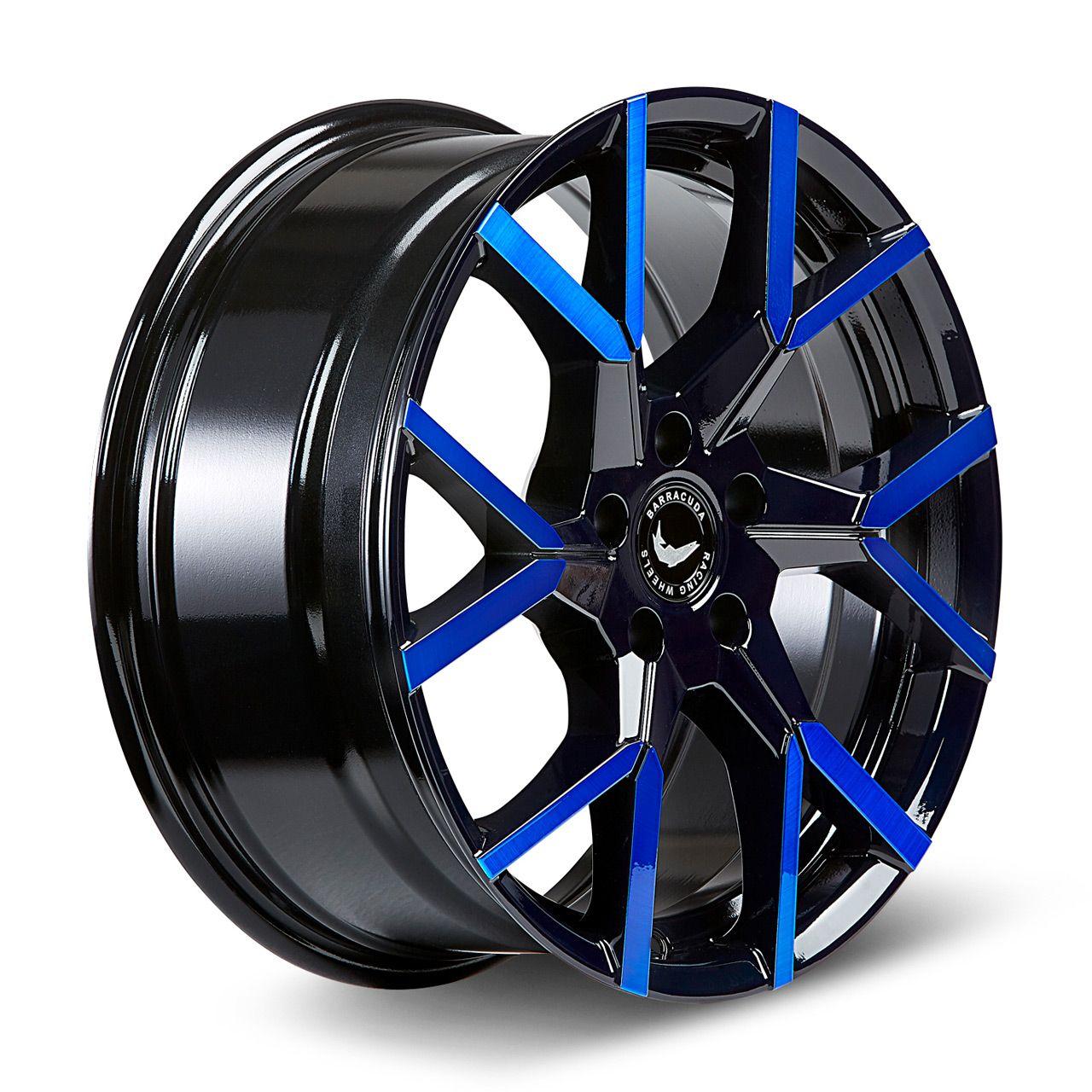 BARRACUDA TZUNAMEE EVO black gloss flashblue 8.0Jx18 5x112 ET33