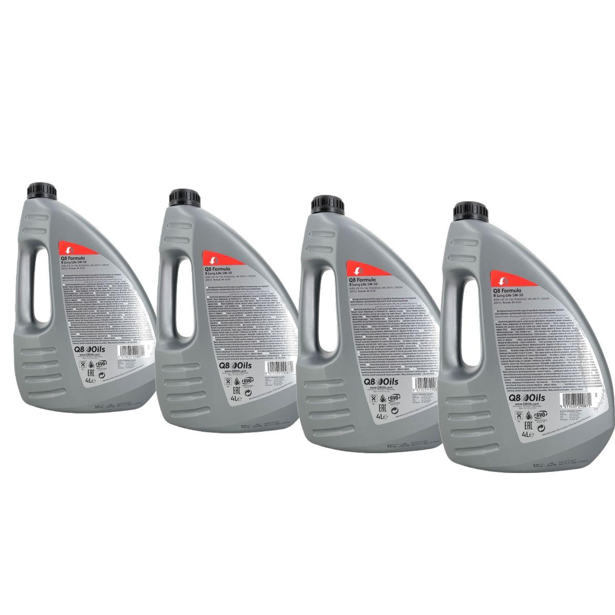 Q8 Formula R Long Life 5W-30 4x4 Liter