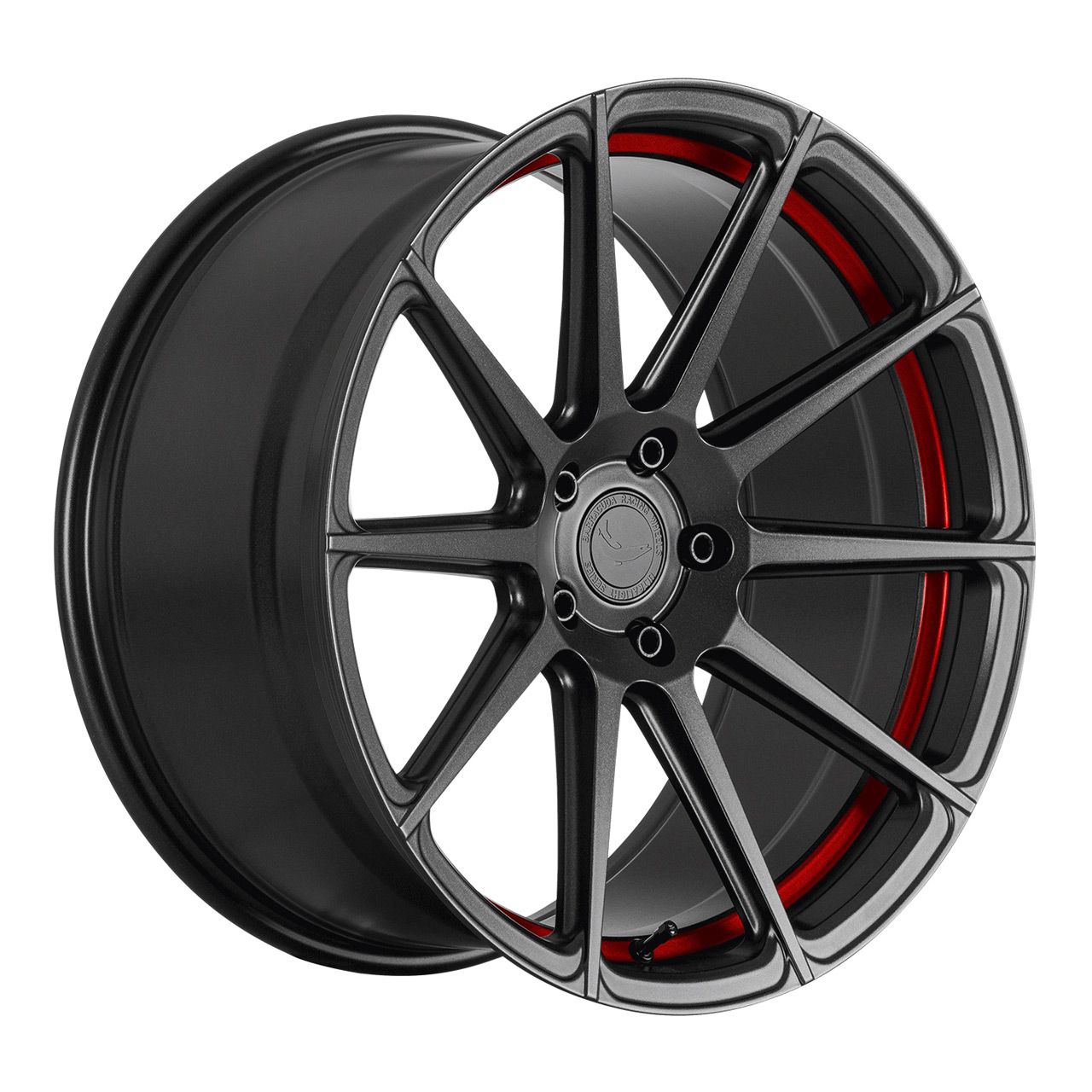 BARRACUDA PROJECT 2.0 Mattgunmetal/ undercut Color Trim rot 8.5Jx19 5x112 ET35
