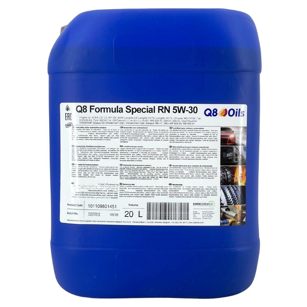 Q8 Formula Special RN 5W-30 20 Liter