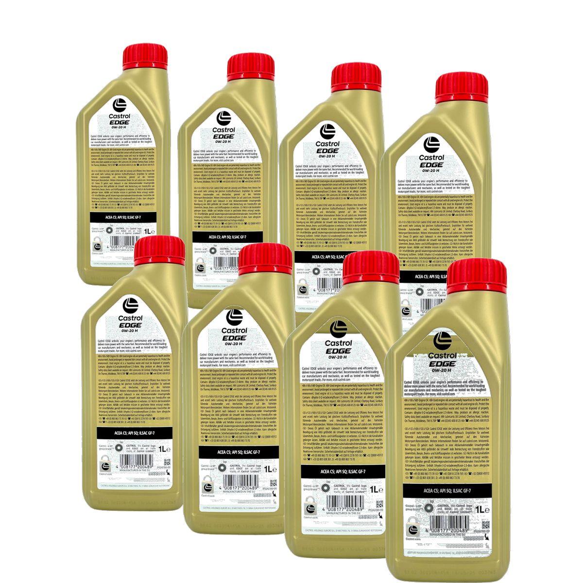 Castrol Edge H 0W-20 8x1 Liter